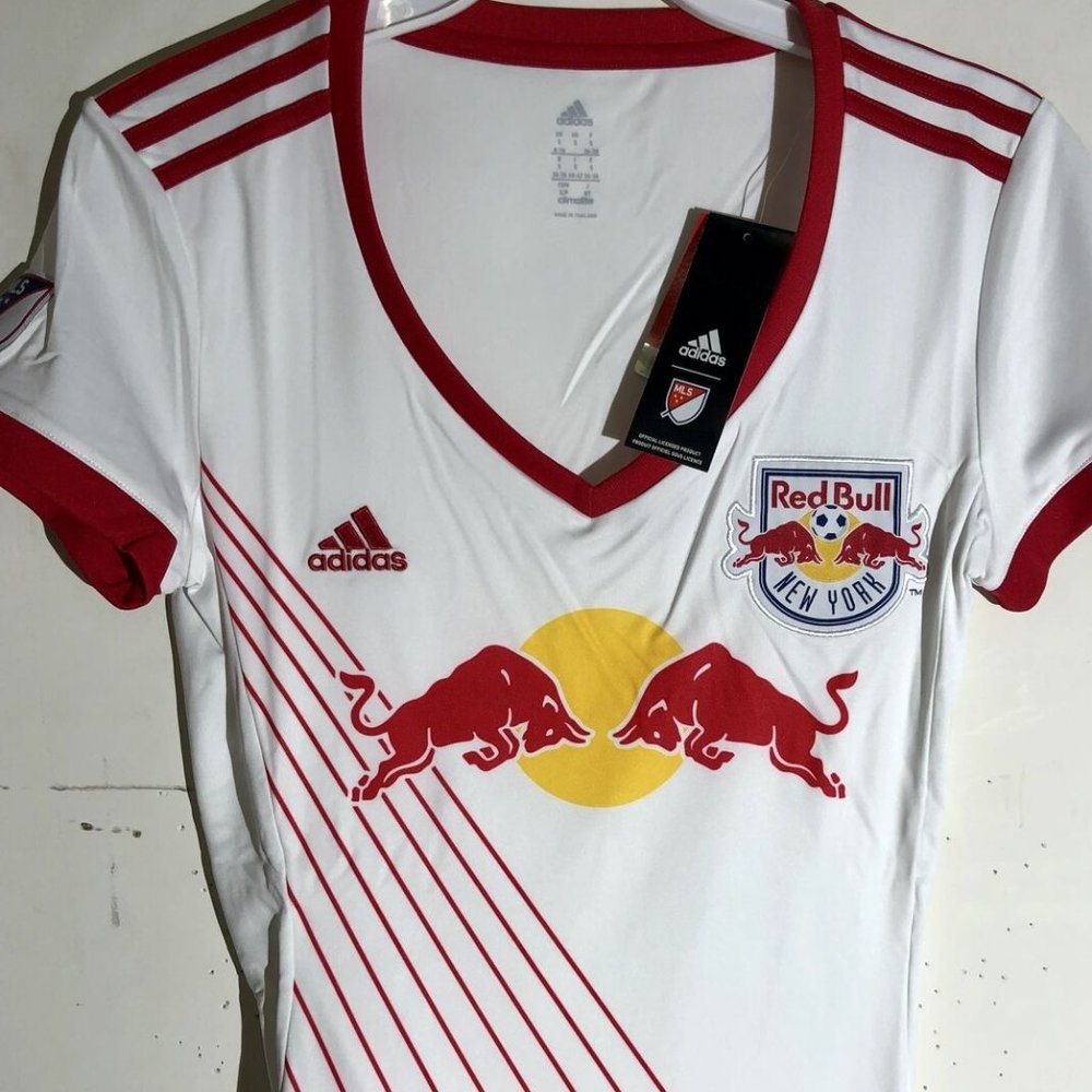 Adidas MLS NEW YORK RED BULLS Women's JERSEY L (fits like a S)